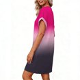 thumbnail image 5 of Wowcloth Dress for Woman, Solid Color Short Sleeve V-Neck Loose for Daily Wear and Casual Wears, 5 of 6