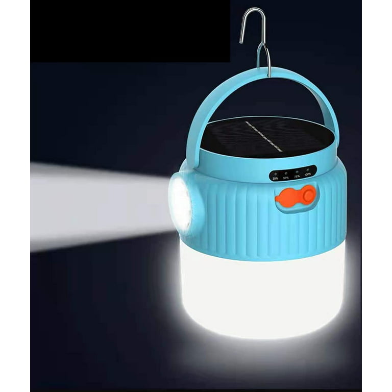 LETOUR LED Camping Light, USB Rechargeable Camping Lantern, Multifunctional  Camping Flashlight, Portable Waterproof Hanging Magnetic Power Bank for