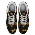 thumbnail image 2 of Marijuana Shoes Womens Mens Road Running Shoes Tennis Walking Sneakers White Size 12, 2 of 5