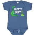 thumbnail image 3 of Inktastic Pappys Boy Grandson Dinosaur Boys Baby Bodysuit, 3 of 5