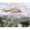 thumbnail image 3 of 1Ct Round Lab Created Diamond Wedding Band Ring 14K Rose Gold Plated, 3 of 4