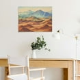 thumbnail image 5 of Chilfamy Desert Mountains Sky Art Modern Canvas Prints Wall Decor for Home and Office Ready To Hang - Ideal Choice for Room Decor 16x12in, 5 of 6