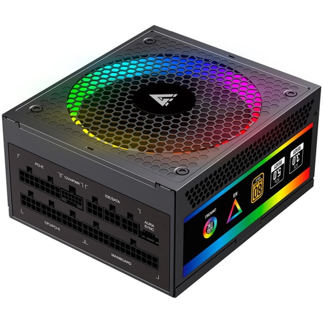 Fuente DE Poder GameFactor PSG1050 1050W Gamer 80 Plus Gold Modular negro