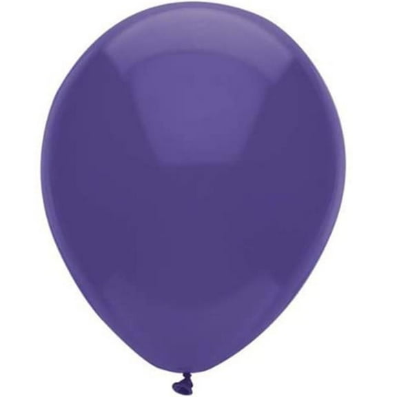 72 Regal Purple Latex Balloons 12"