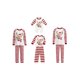 thumbnail image 1 of Pijamas A Juego De La Familia De Navidad Camisetas De Manga Larga Con Estampado De Alces + Pantalones A Rayas XBTCLXEBCO NiñOs Blancos;6 Años, 1 of 7