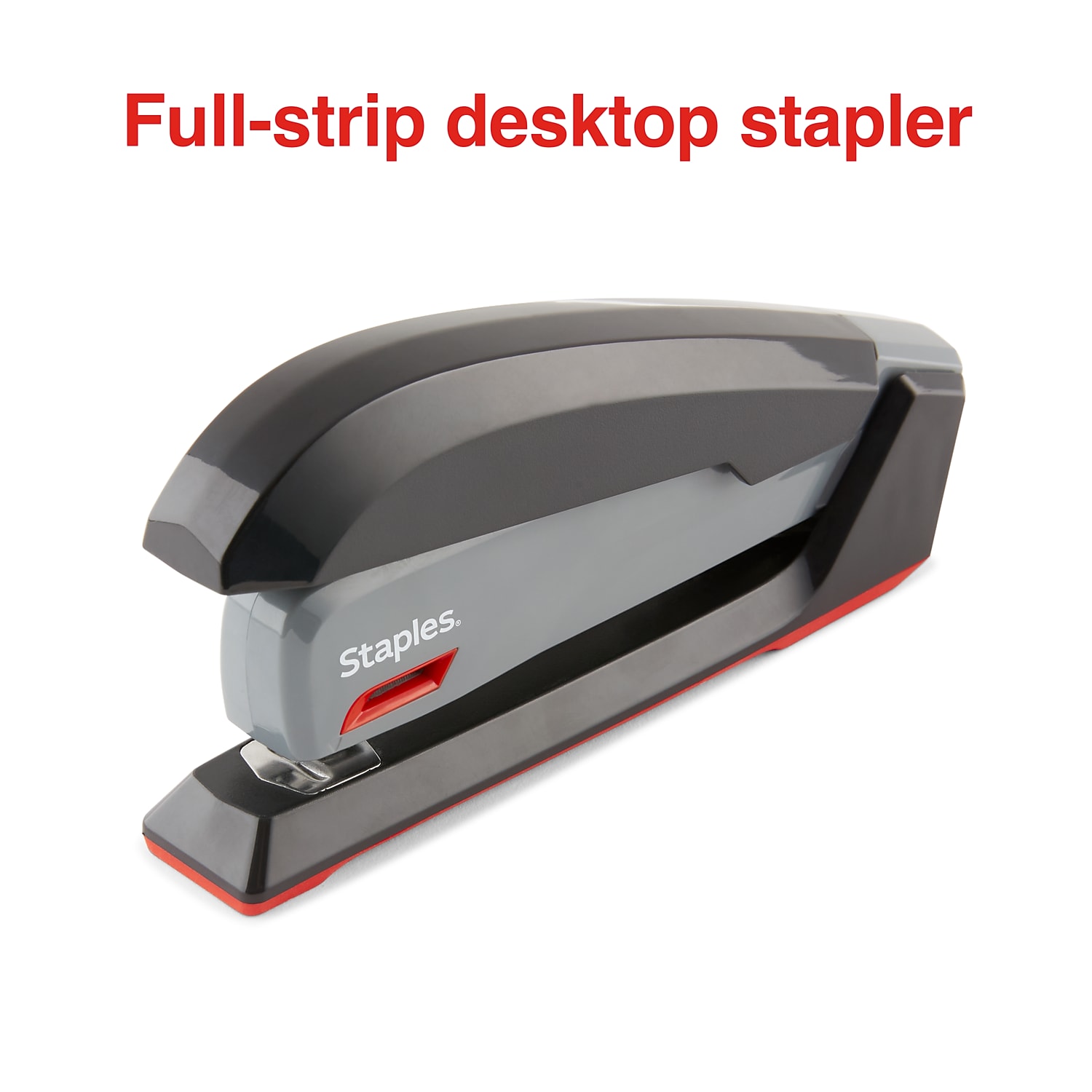 Staples One-Touch Desktop Stapler, Gray/Black photo 2