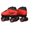 Epic Nitro Turbo Red Quad Speed Skates Package
