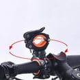 thumbnail image 4 of Nuevo soporte para lámpara de bicicleta, soporte para linterna, accesorios, soporte para lámpara de liberación rápida para bicicleta de montaña, 2 piezas, color negro, 4 of 4