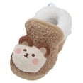 thumbnail image 5 of Baby Boys Girls Winter Warm Booties Cute Animal Cozy Fuzzy Slippers Toddler Infant Non-Slip Walking Shoes, 5 of 6