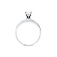 thumbnail image 2 of 14k White Gold 1ct Princess Cut Diamond Engagement Ring, 2 of 3