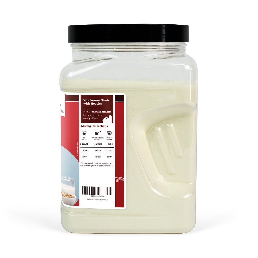 Hoosier Hill Farm Whole Milk Powder, 2 lb Jar