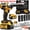 1*4.0Ah Wrench Set PRO BOX, variant on DGB Cordless Impact Wrench, High Torque Rechargeable Power Tool for Automotive Tire Changes and Fastening Repairs