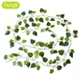 thumbnail image 2 of Guirnalda de hojas de hiedra colgante Artificial de seda verde de 240cm, hojas de vid de plantas, 1 Uds., decoración de baño para el hogar, decoración de fiesta de jardín Deng Xun unisex, 2 of 2