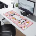 thumbnail image 2 of Long Mouse Pads for Desk,Cute Halloween Ghost Pattern Desk Mats on Top Of Desks, Desk Mouse Pad Extra Large with 3mm Non-Slip Base and Stitched Edge for Gaming,Office,Work,Home 31.5"x11.8", 2 of 6