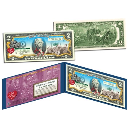 I Love Lucy Christmas Episodes I LOVE LUCY Christmas XMAS Genuine Legal Tender US $2 Bill *Officially Licensed* ()