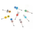 thumbnail image 1 of 14 Pieces Traffic Sign Set Street Signs Scale Model Signals Perfect for Plan City and Train Set, 1 of 8