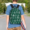 thumbnail image 4 of Easygdp Christmas Trees Mochila Ligera de 15 Pulgadas para Estudiantes, Mochila Cómoda para la Escuela y Viajes, Correas Ajustables, 4 of 6