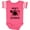 Football Pink and White, variant on Inktastic Valentine's Day Mimi's Lovebug Boys or Girls Baby Bodysuit