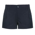 thumbnail image 3 of EHRWE Women Casual Shorts Solid Coloured Workwear Denim Shorts, 3 of 6