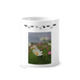 thumbnail image 1 of White Cosmos Taza de cepillo de dientes, 1 of 3