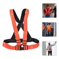 thumbnail image 2 of Adjustable Reflective Safety Gear for Traffic Construction High Visibility Vest Adjustable Straps for Outdoor Jogging Cycling Walking and Riding Orange, 2 of 8