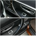 thumbnail image 4 of 2PC Front Left & Right Inner Trim Door Pull Handle Black for BMW F30 F80 F31 F32-, 4 of 4