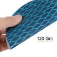 thumbnail image 3 of 70 Packs Diamond Shape Sanding Discs 5 Inch 120 Grit Hook and Loop Blue Rhomb Sandpaper Fish Scale, 3 of 6