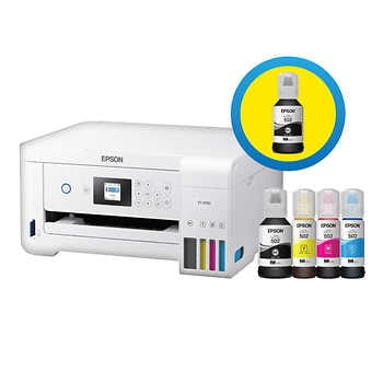 Epson EcoTank ET-2760 Special Edition Wireless Color All-in-One Supertank Printer with Bonus Black Ink