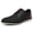 Black Fabric, variant on Men Dress Oxford Shoes Perforated Breathable PU Lace Up Derby Shoes For Business Casual Office Work Daily,Brown,10