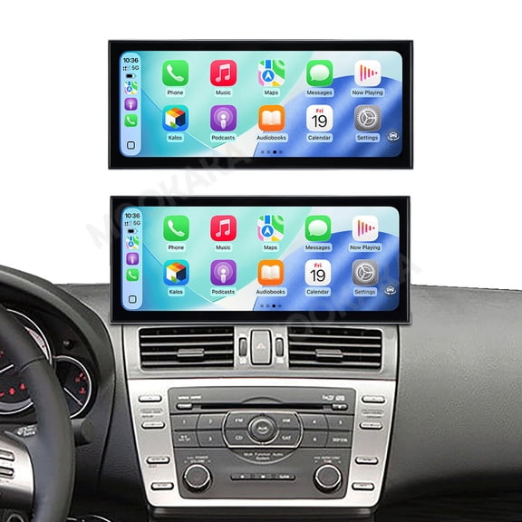 MOOKAKA 15.8" Smart Display Radio Audio Media Player for Mazda 6 2004-2015 Car Navigation GPS Upgrade Headunit Android Replacement 1080P Screen Carplay Accessories