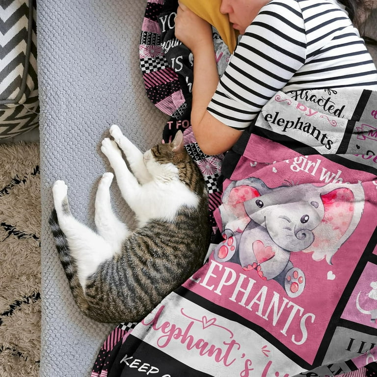 Elephant Gifts for Women, Elephants Gift, Elephant Blanket