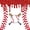 A Red White, variant on Erosebridal Kids Ice Cream Drip 7 Pieces Bedding Comforter Set,Baseball Sport Full Bedding Set For Boys Men,Reversible
