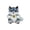 M, variant on Adorablepals Husky Dog Stuffed Animal, Ultra-Soft Kawaii Plushie Sensory Toy, Small 6.3 Inch Grey Puppy Birthday Gift for Girls M