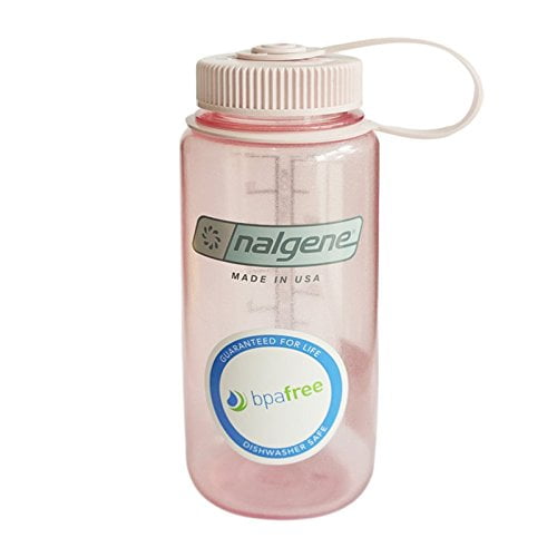 Nalgene Wide Mouth Water Bottle, 1Pint, Fire Pink Nalgene Walmart