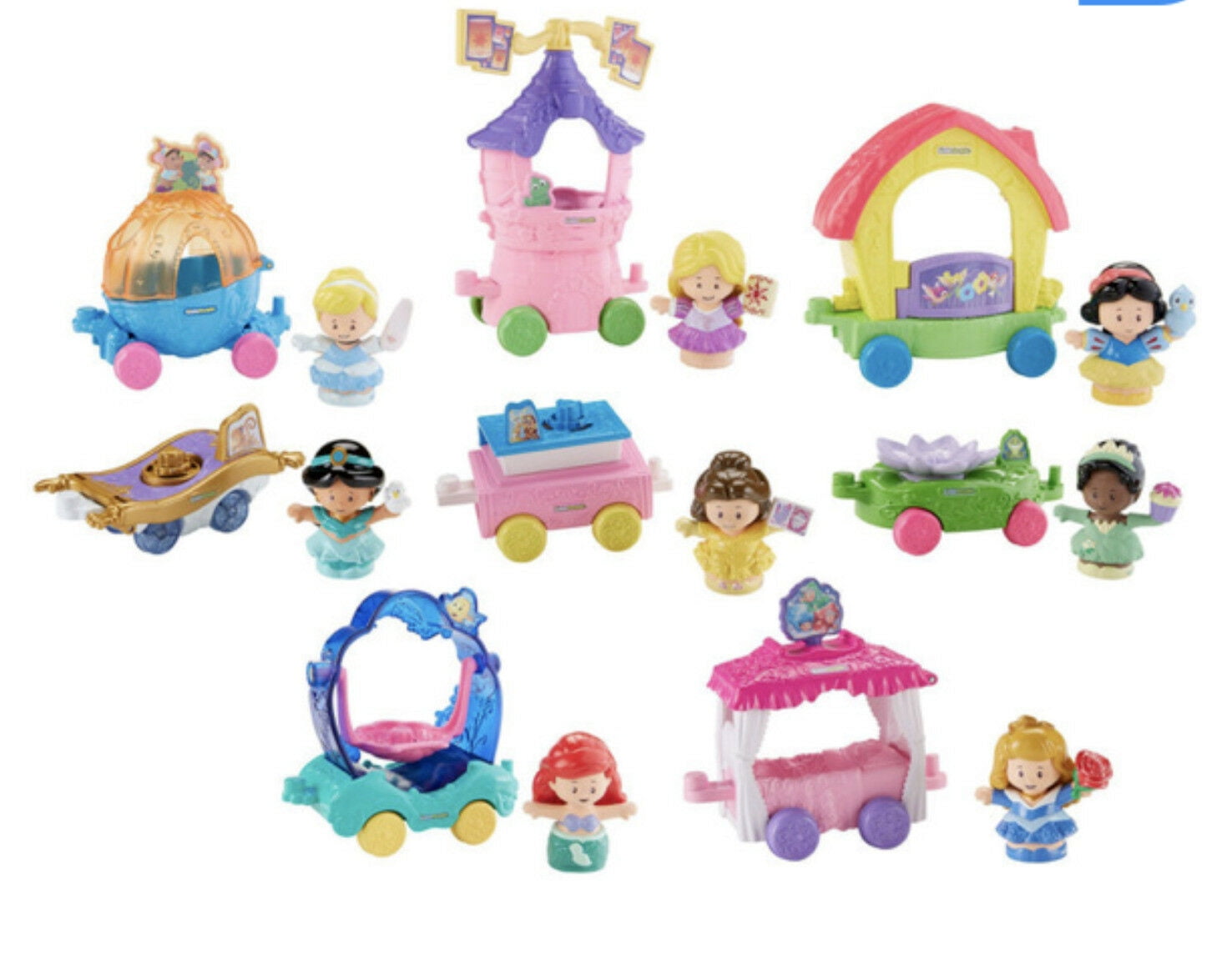 Fisher-Price Little People Disney Princess Parade 8-Pack