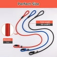 thumbnail image 4 of 3-Pack Heavy-Duty Nylon Adjustable Slip Leads for Dogs - Red, Black, Blue - Adjustable, Durable & Night-Safe, 4 of 7