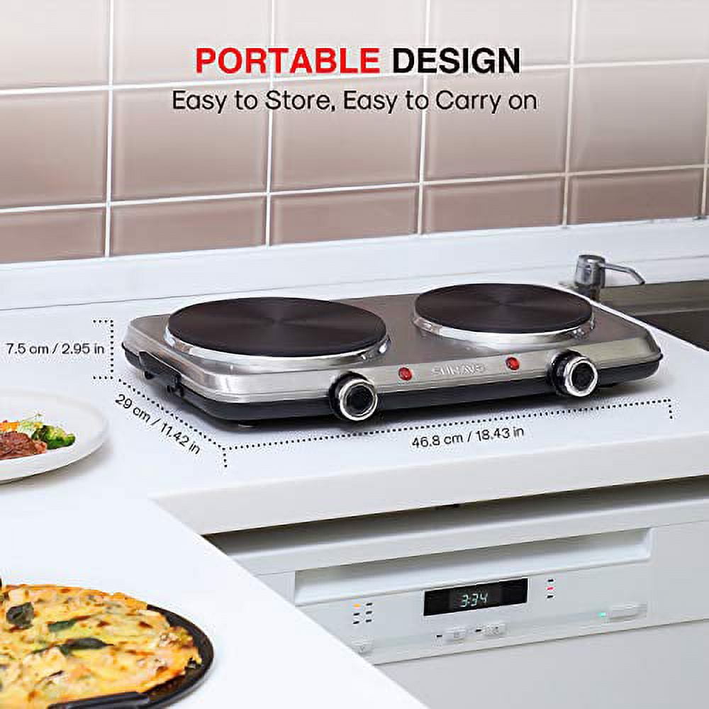 Review of Rival's Single Electric Burner or Hot Plate for Handicapped  Persons, RV's, Camping Etc. 