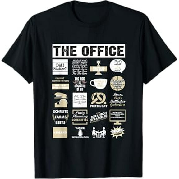 The Office Quote Mash-Up Funny Vintage T-Shirt