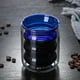 thumbnail image 4 of Taza de vidrio de doble capa resistente al calor, ideal para café, bebidas y otros artículos de oficina o restaurante. Azul, 4 of 6