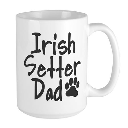 

CafePress - Irish Setter DAD Large Mug - 15 oz Ceramic Large Mug