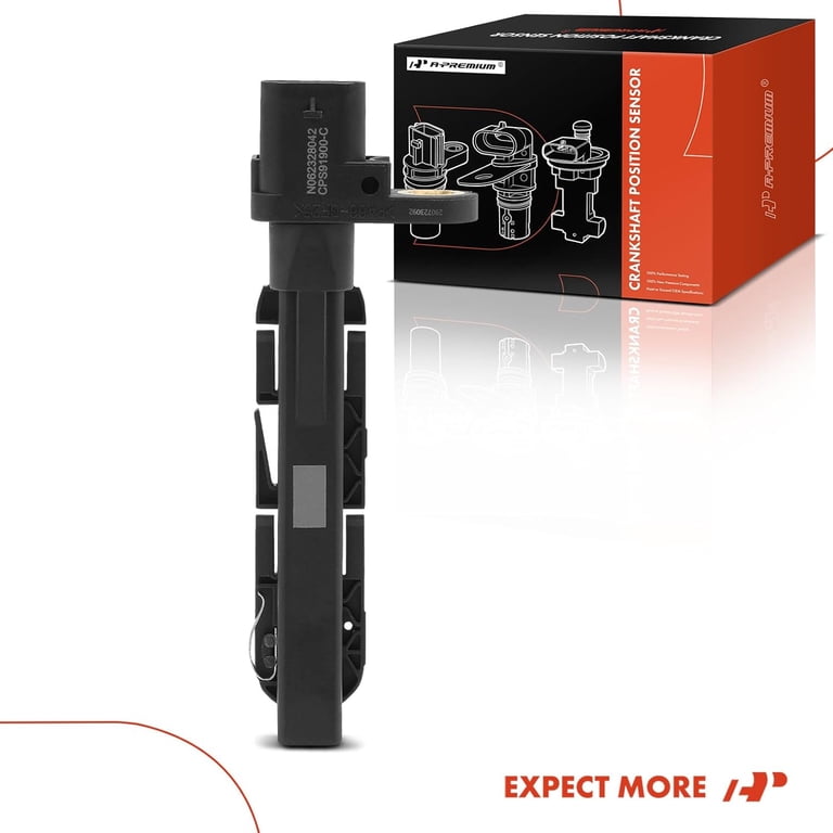 A-Premium Crankshaft Position Sensor - Compatible With Audi, Porsche, Volkswagen 2.0L 3.0L Engines