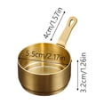 thumbnail image 3 of SIfdSeng Stainless Steel for Saucepan Small Milk with Long Handle for Home Kitchen Cooking Coffee Butter, 3 of 4