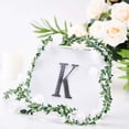 thumbnail image 2 of Efavormart 4" Letter K Black Self-Adhesive Rhinestone Number Stickers for DIY Crafts, Handicraft Art, Graduation Cap Decorations Birthday Party, Wedding Alpha-Numeric stickers, 2 of 9
