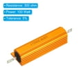 thumbnail image 4 of Unique Bargains 100W 300 Ohm Aluminum Shell Resistor Housing Resistor Housed Case Wirewound Resistors Power Resistor, 2 Pack, 4 of 5