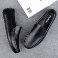 thumbnail image 5 of Men's Casual Loafers Slip On Leather Shoes Comfort Driving Shoes Moccasins Classic Penny Loafer Flats Boat Shoes, 5 of 10