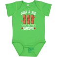 thumbnail image 3 of Inktastic Just a Kid Who Loves Bacon Boys or Girls Baby Bodysuit, 3 of 5