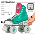 thumbnail image 3 of Crazy Skates Glam Roller Skates | Adjustable or Fixed Sizes | Glitter Sparkle Quad Skates for Women and Girls, 3 of 8