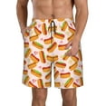 thumbnail image 1 of Goofa Hot Dog In Heart Printed Mens Swim Trunks Summer Quick Dry Short Beach Swimwear Bathing Suits-Medium, 1 of 6