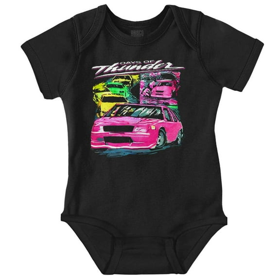 Retro Days of Thunder Movie Racecar Bodysuit Jumper Boys Infant Baby Brisco Brands NB