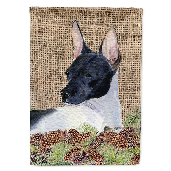 Rat Terrier Garden Flag